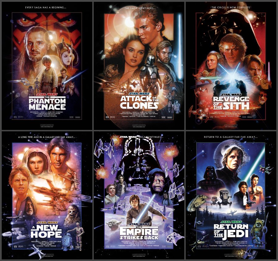 All star wars movies in order